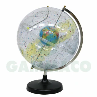 Transparentl Celestial Globe, dia 12 inch