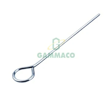 Lead iron for soil thermometer