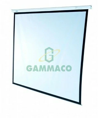 Retractable Projection Screen, Size 175x175 cm.