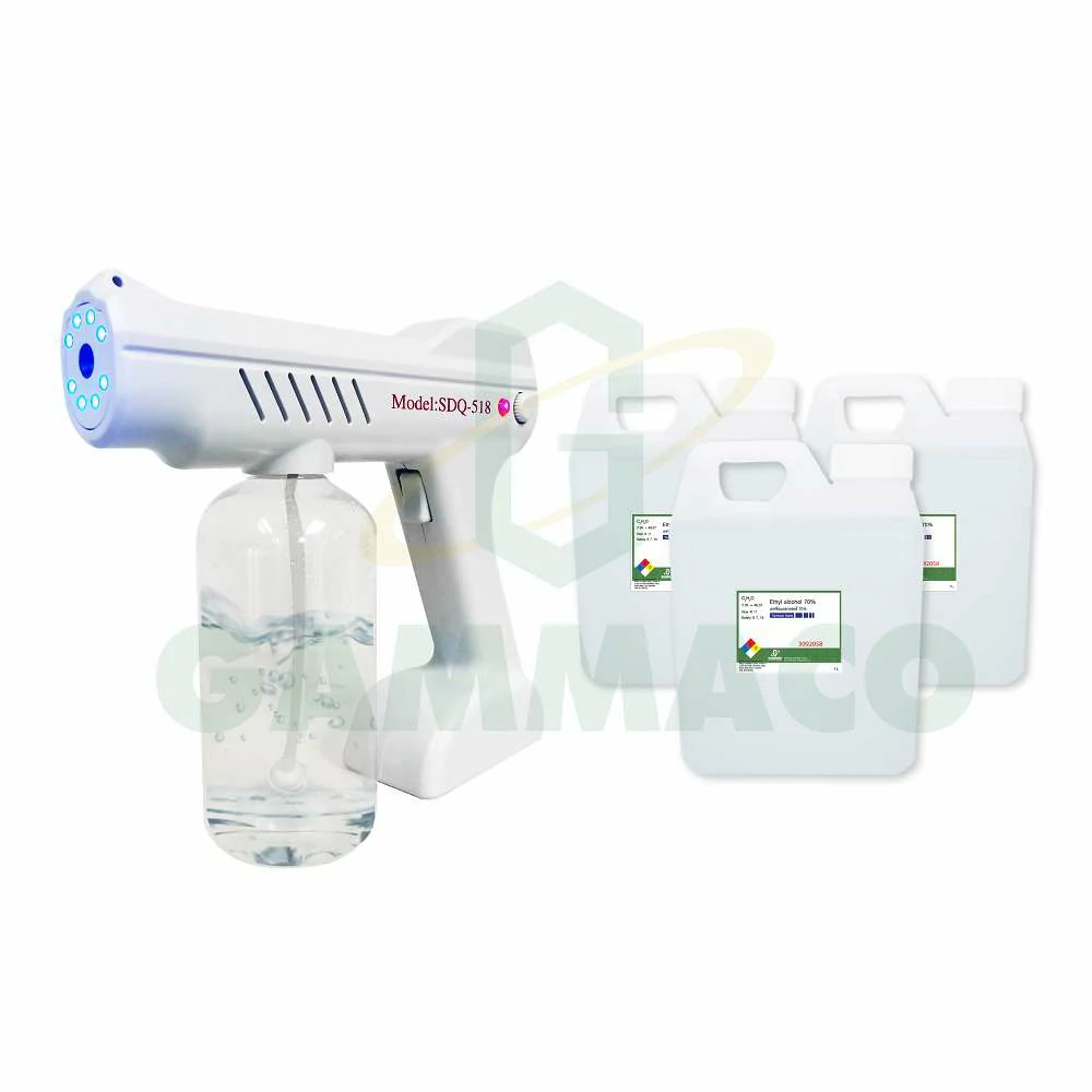 Fogging Machine Wireless Electronic Nano Spray and Ethyl Alcohol 3 ea