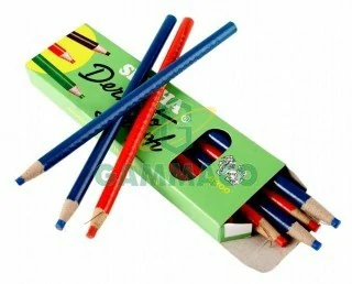 Red-Blue Glass Marking Pencil (12 pcs/pack)