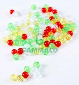 ลูกปัดพลาสติก 4 สี (300 เม็ดต่อถุง)