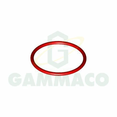 Rubber V-BELT 24 mm. CLEAR Red  (2 pcs / pack)