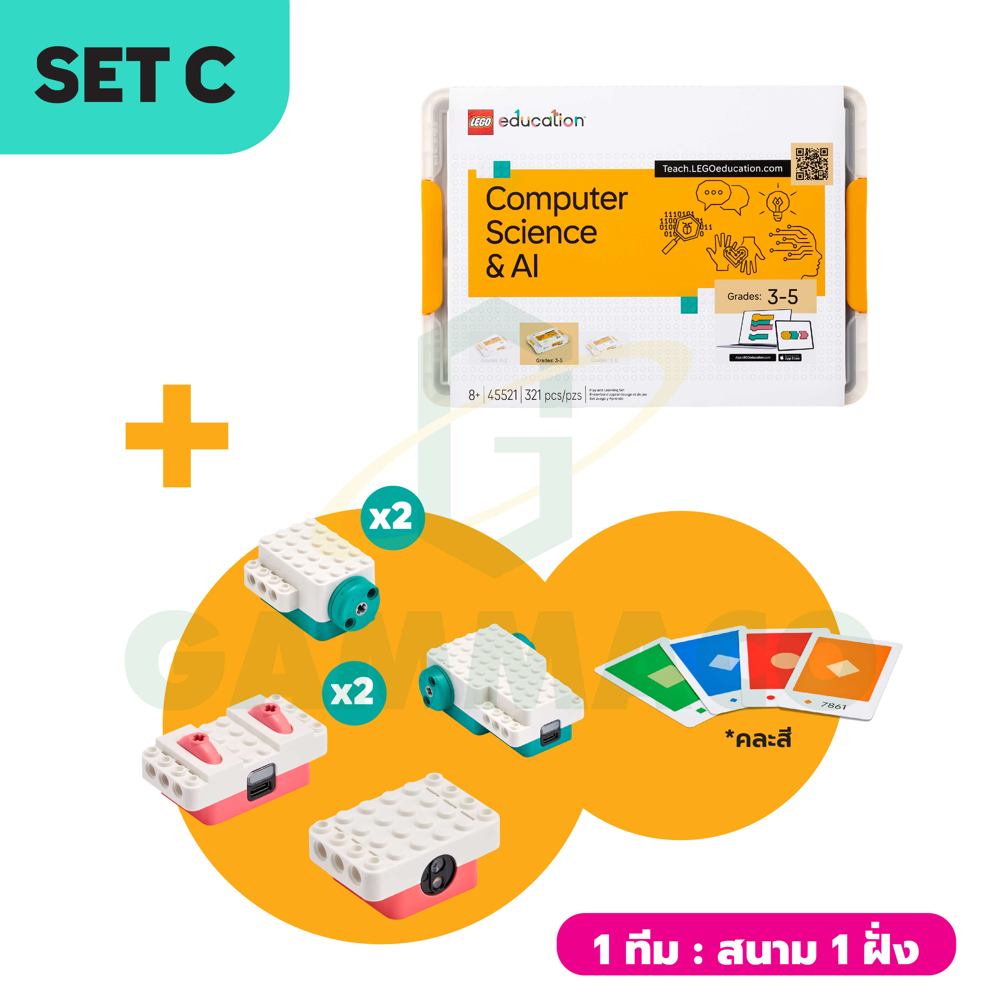 LEGO® Education Computer Science & AI Kit 3-5 (Set C)