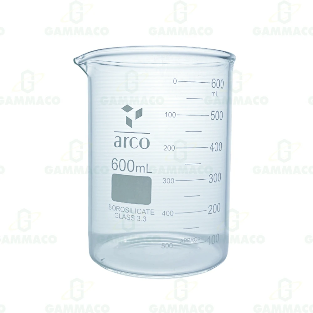 Beakers low form 600 ml. 