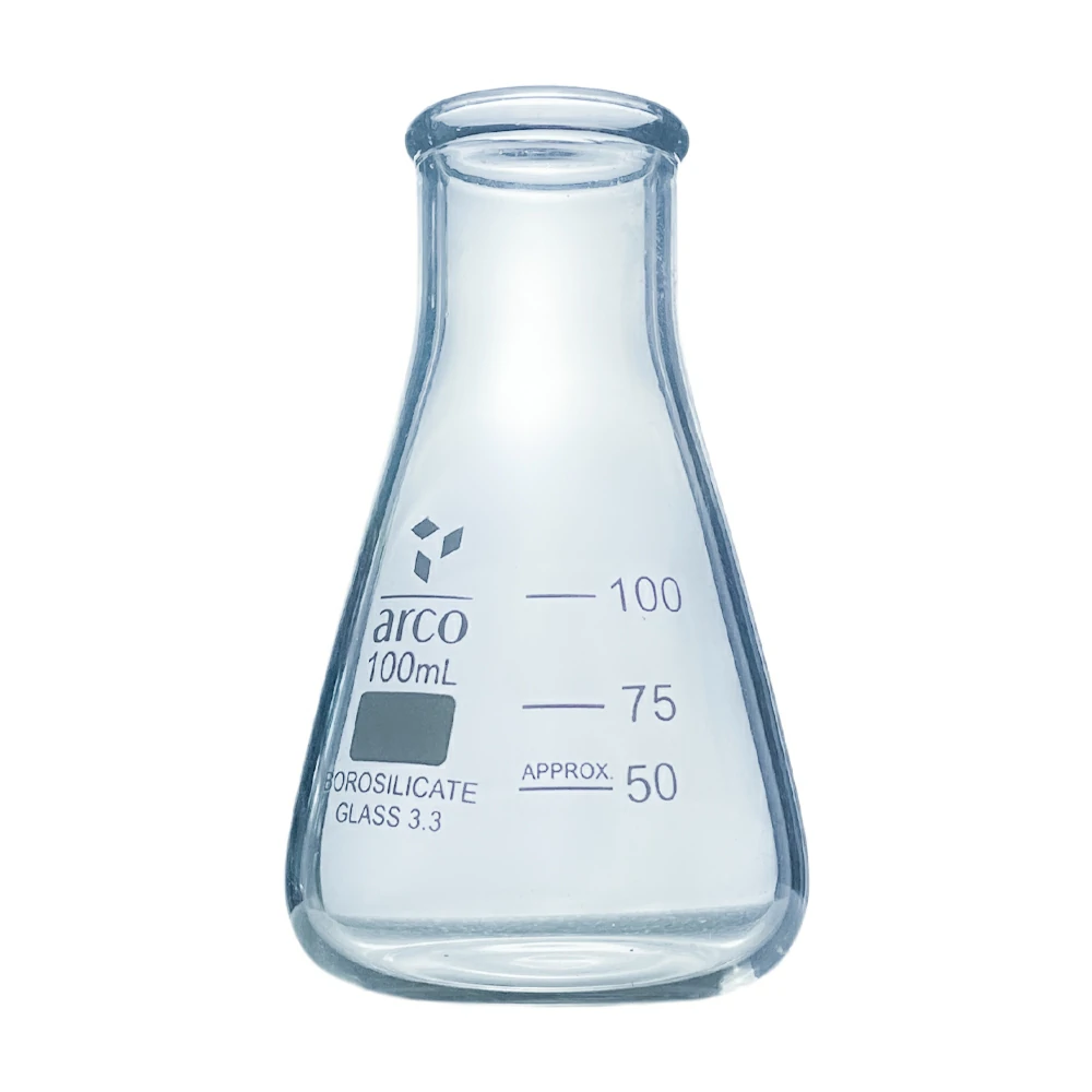 Erlenmeyer Flasks wide neck 100 ml. 