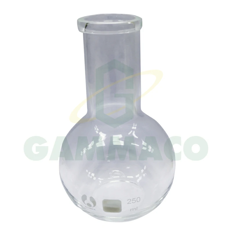 ฟลาสค์ก้นแบนปากแคบ 250 ซีซี. (Bomex)