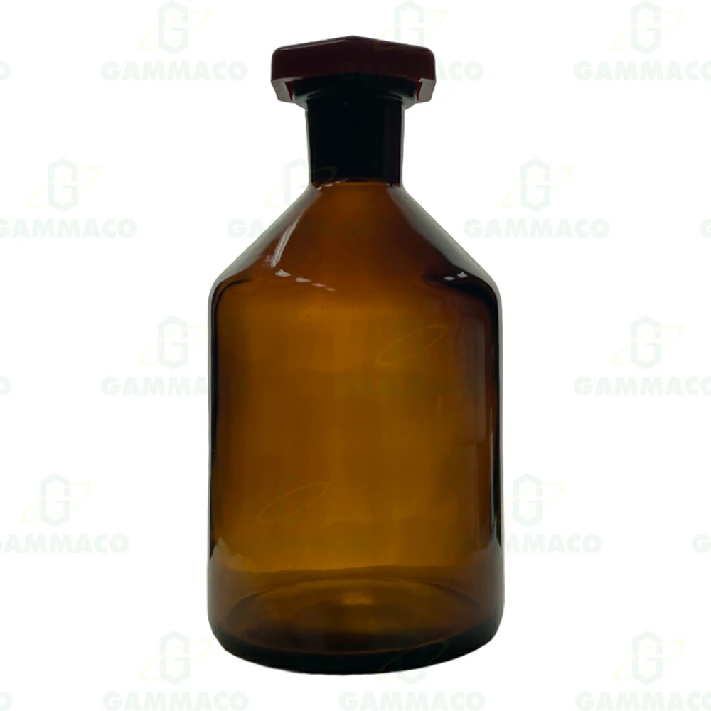 ขวดรีเอเจ้นสีชาปากแคบ 500 มล.