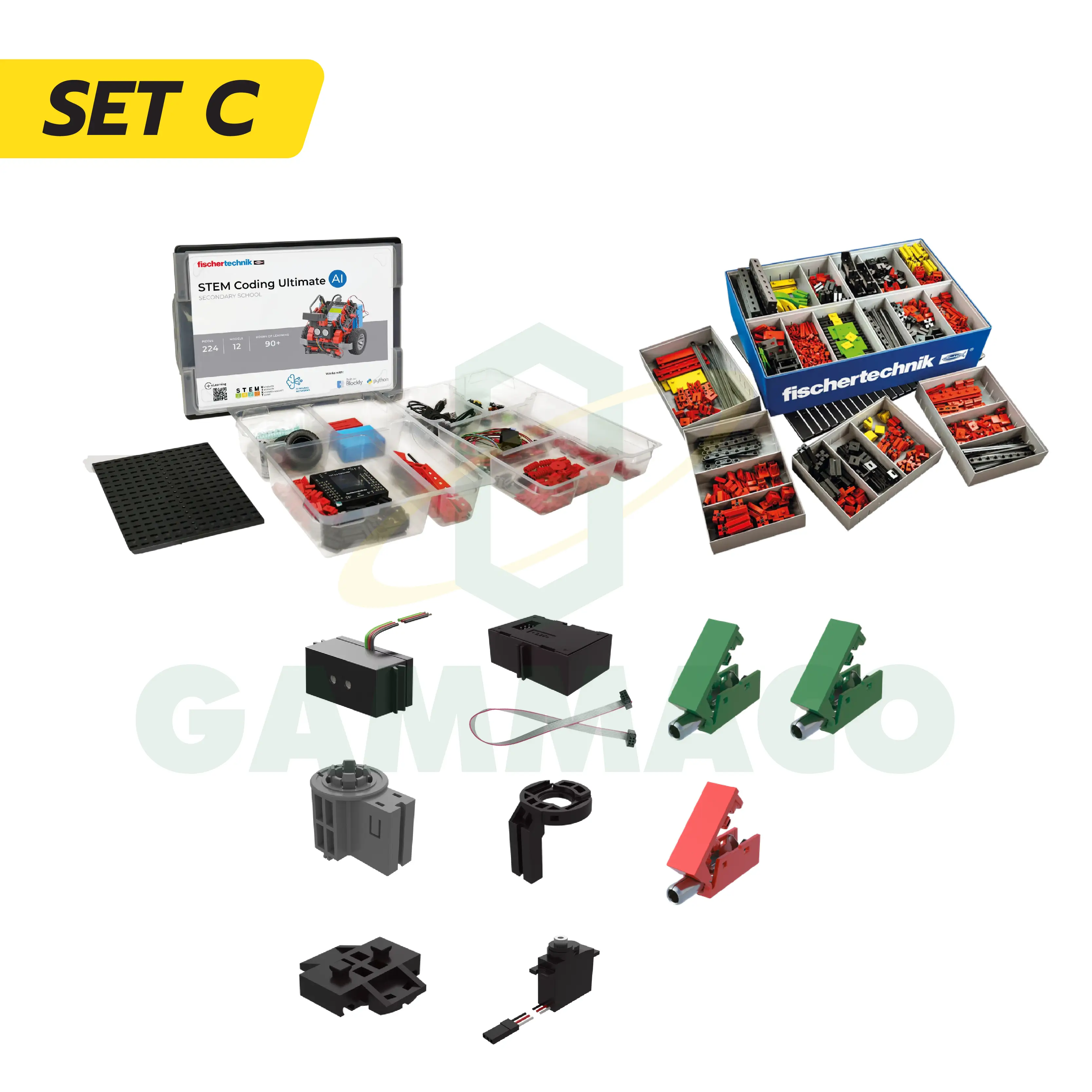 Fischertechnik STEM Coding Ultimate AI + Creative Box Basic