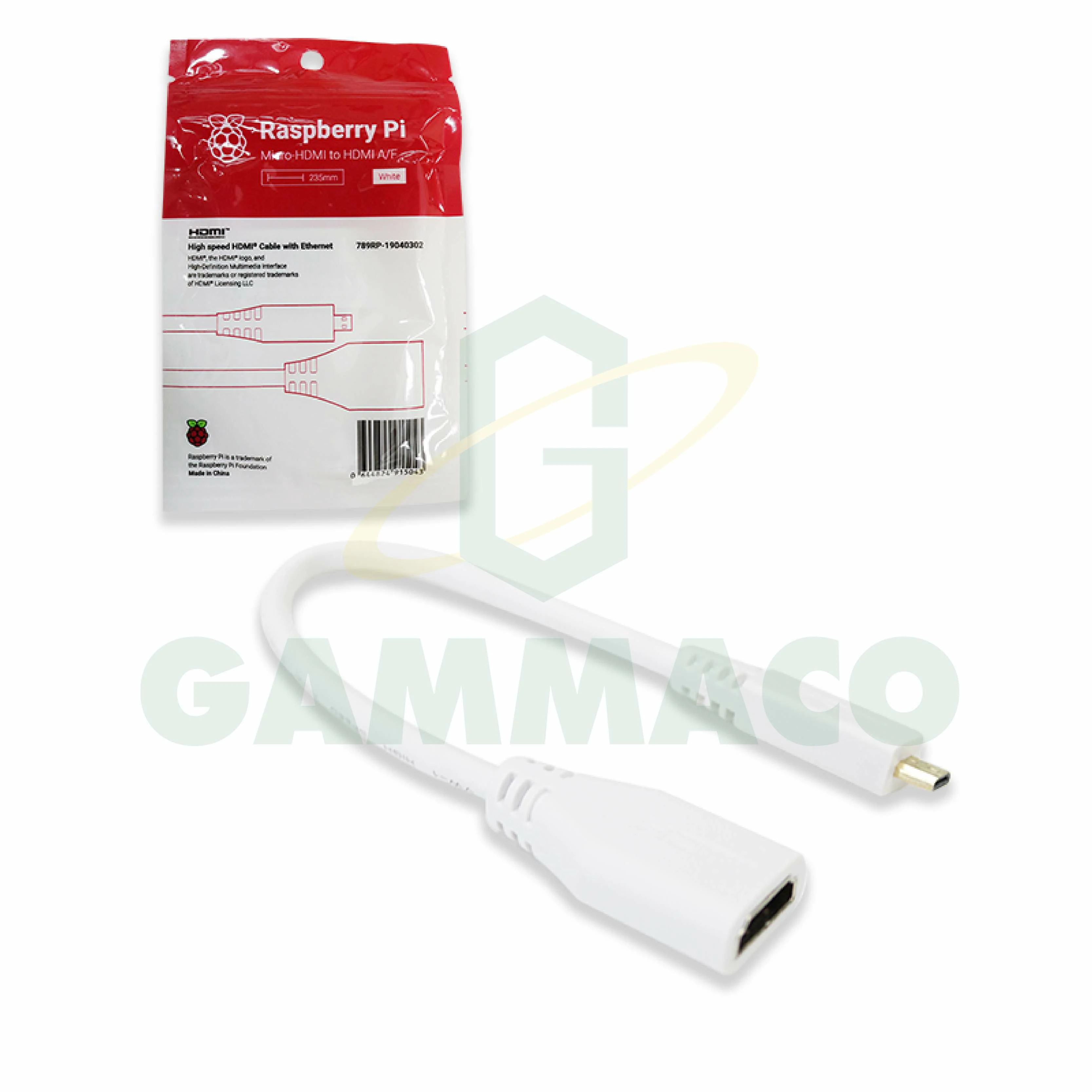 Raspberry Pi Micro-HDMI to HDMI A/F