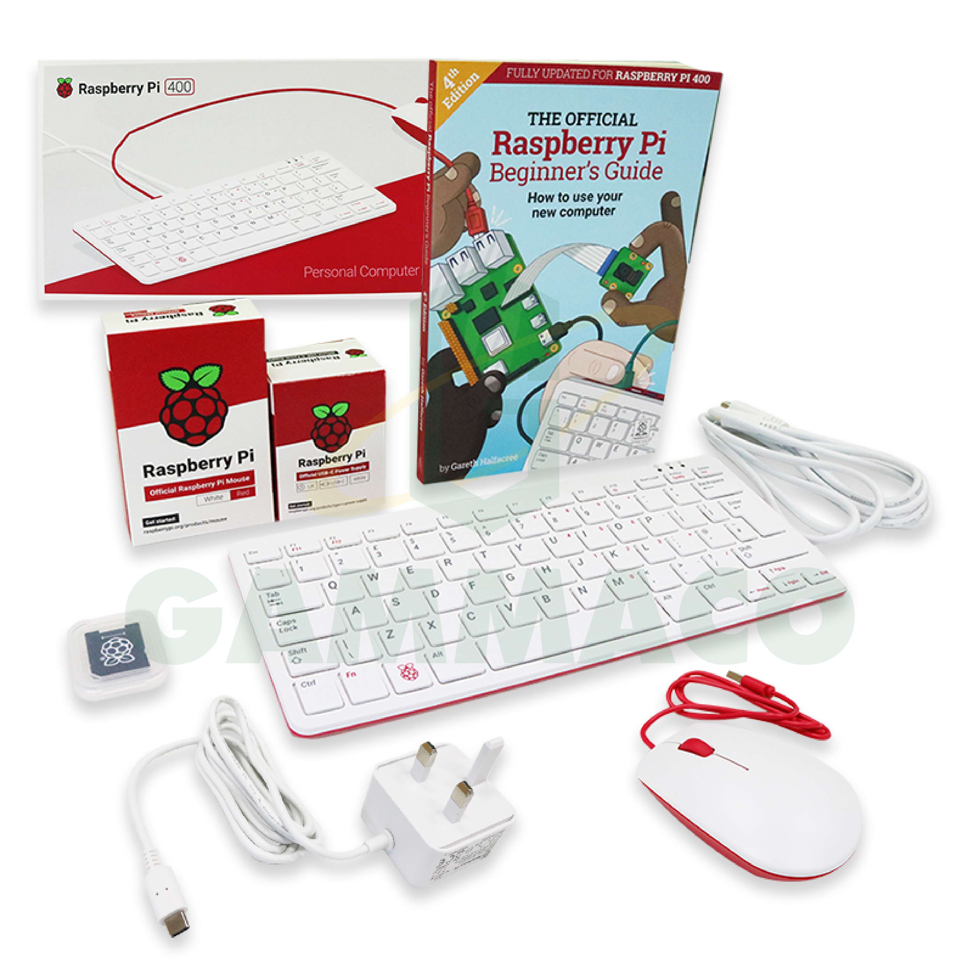 Raspberry Pi 400 Personal Computer Kit in a Keyboard - 4GB RAM