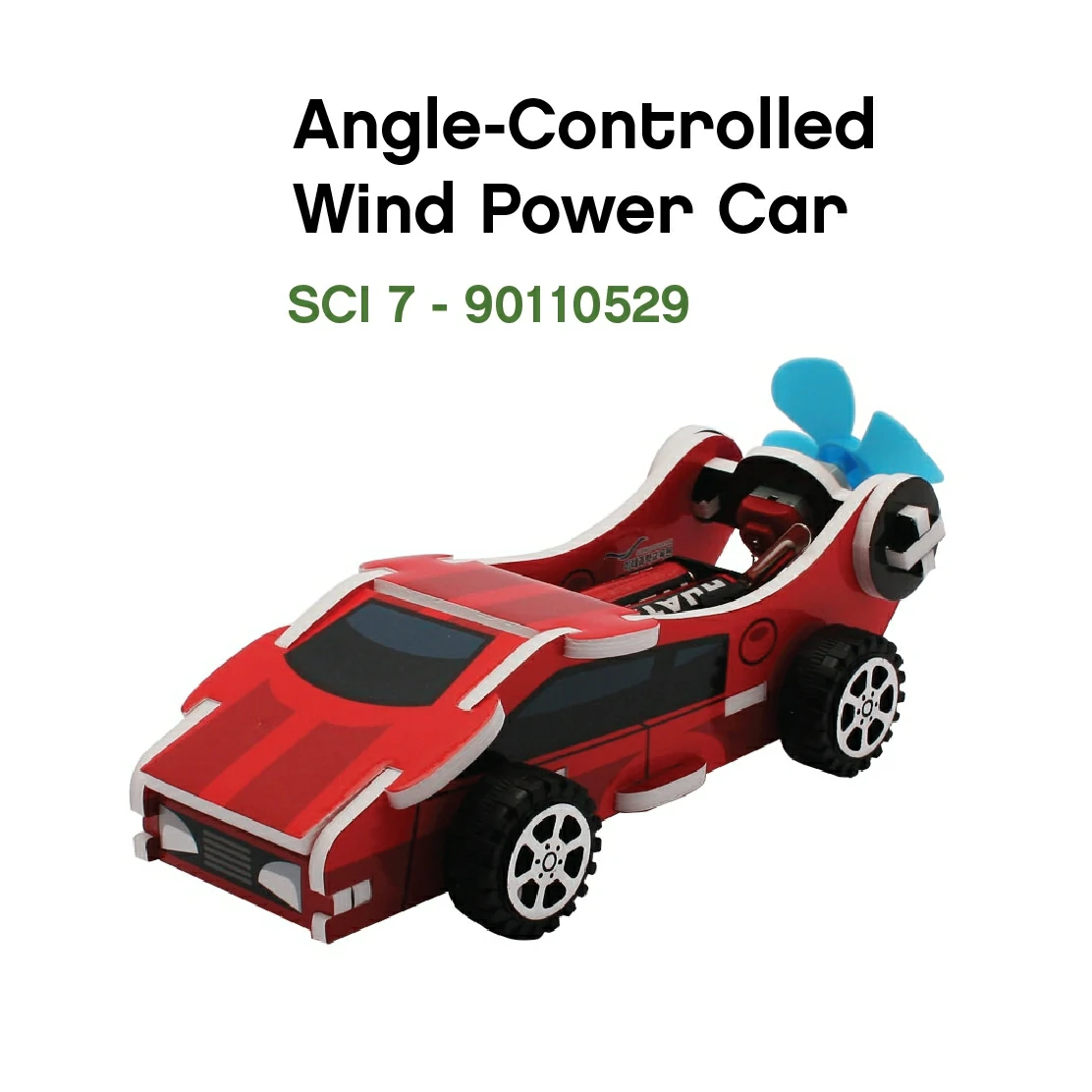 Angle-Controlled Wind Power Car