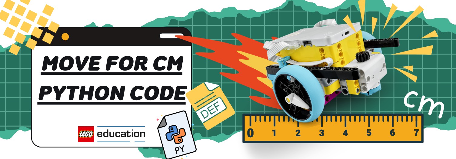 เคลื่อนที่เป็นระยะทางเป็น ซม ด้วย Python