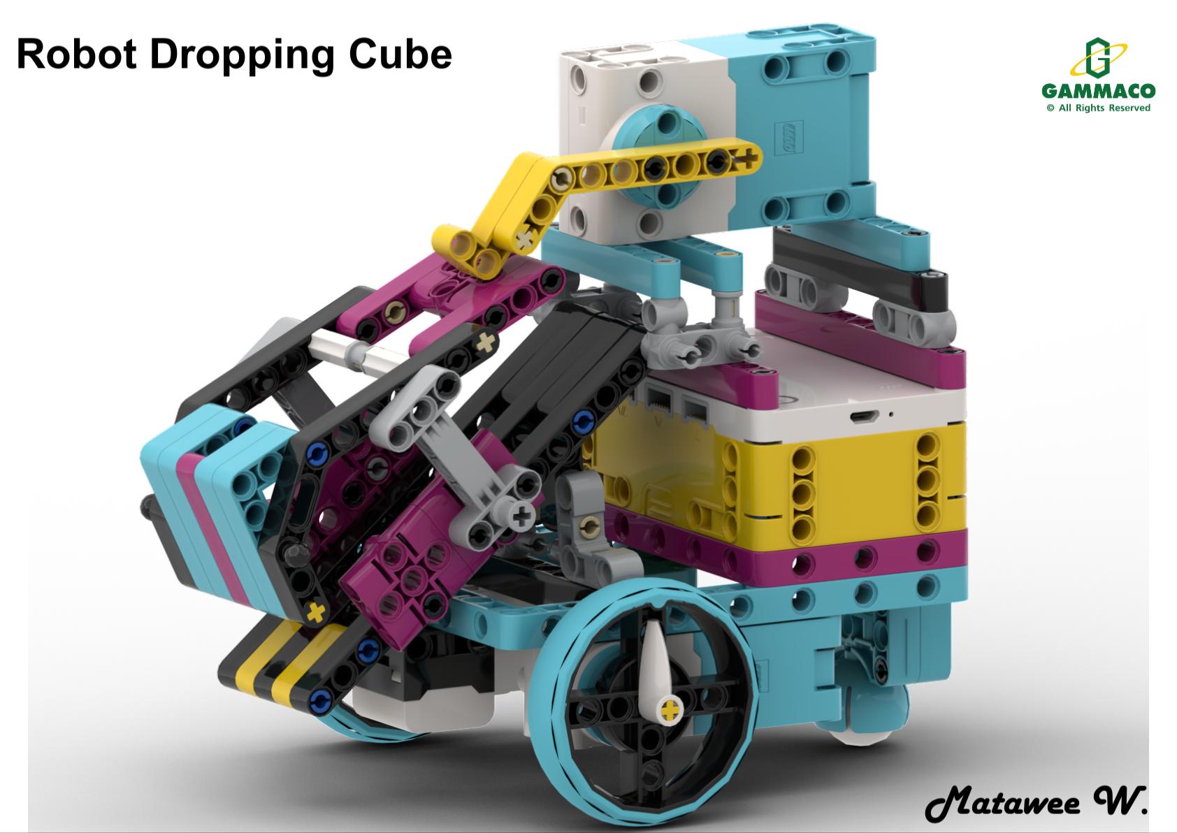Robot Dropping Cube - 1