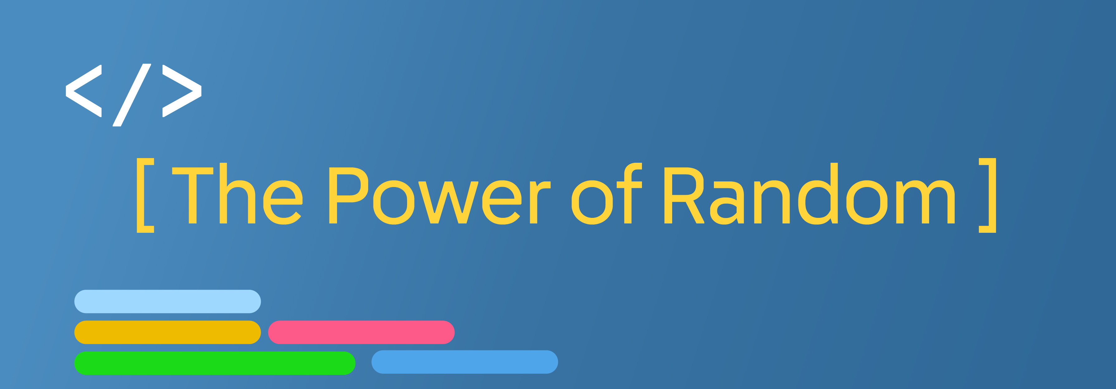 การเขียนโปรแกรมด้วย Python (The Power of Randoms)